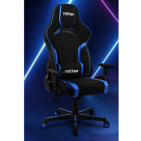Urban Designs Upholstered Fabric Racer Style Office-PC Gaming Chair