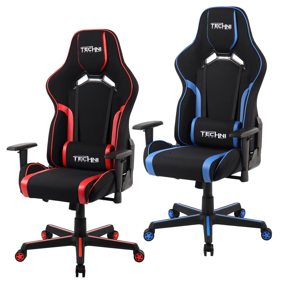 Urban Designs Upholstered Fabric Racer Style Office-PC Gaming Chair