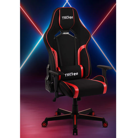 Urban Designs Upholstered Fabric Racer Style Office-PC Gaming Chair
