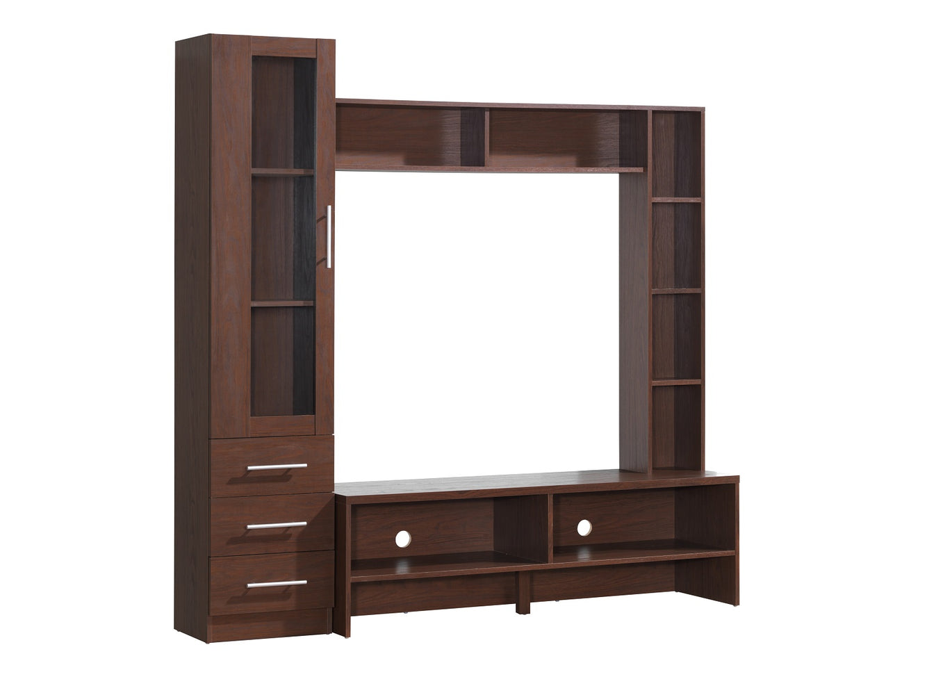 Modern Designs Open Storage TV Stand Entertainment Center For TVs Up To 50 Inches