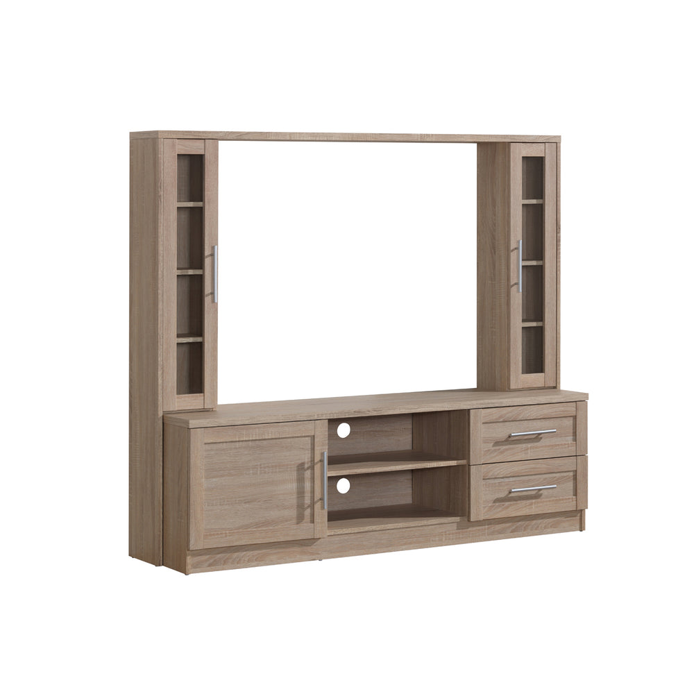 Modern Designs Entertainment Center with Storage For TVS Up To 50 Inches
