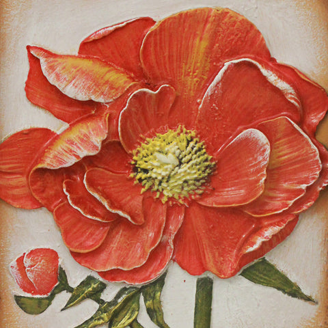 Urban Designs Handcrafted 4-Piece Set Artisan Metal Wall Art - Poppy & Magnolia