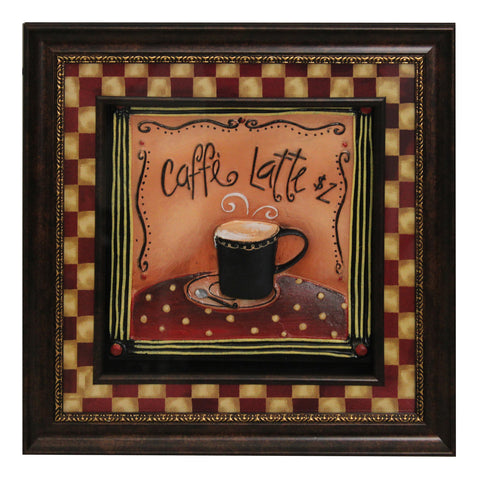 Urban Designs 4-Piece Set Artisan Metal Wall Art - Barista Coffee House