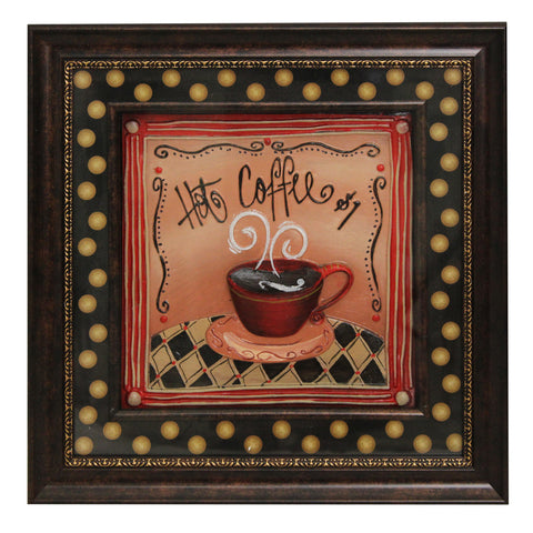 Urban Designs 4-Piece Set Artisan Metal Wall Art - Barista Coffee House