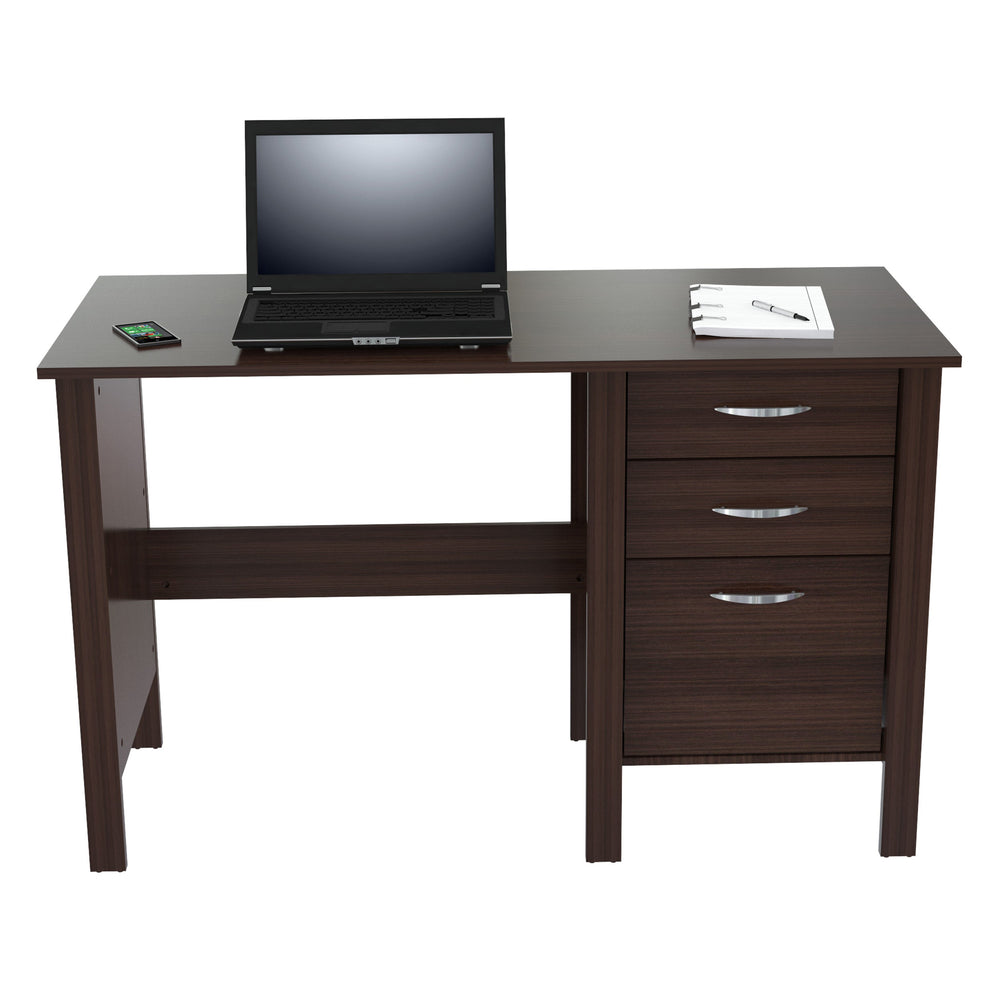 Inval Writing Desk with 3 Drawers - Espresso Wengue