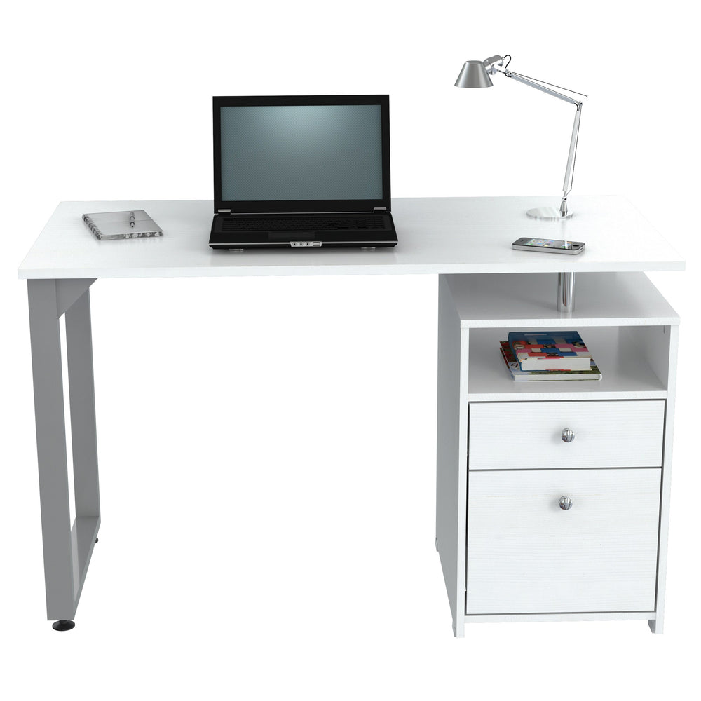 Inval Writing Desk - Laricina White