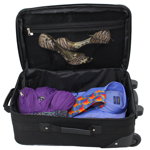 Rockland Fashion Expandable 3-Piece Luggage Set
