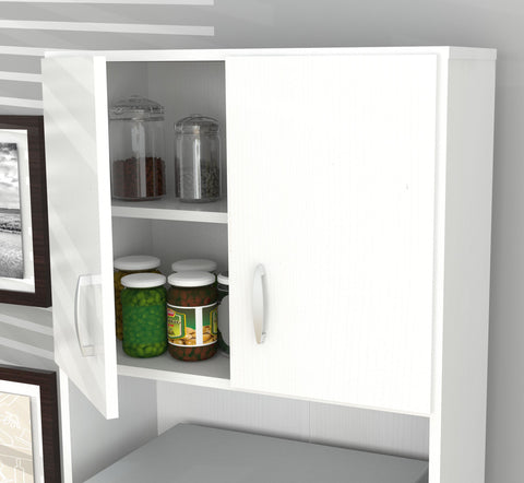 Inval Kitchen Storage Cabinet - Laricina White
