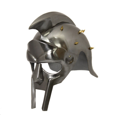Urban Designs Antique Replica Full-Size Metal Roman Gladiator Armor Arena Spiked Helmet