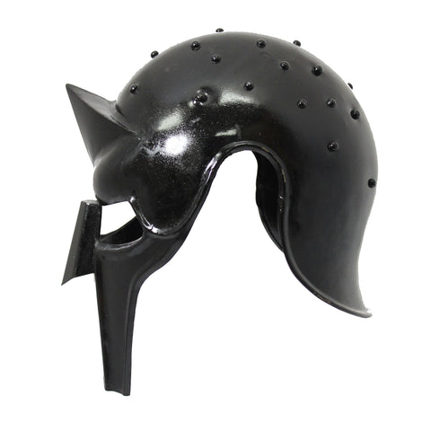 Urban Designs Antique Replica Full-Size Metal Gladiator Armor Arena Helmet - Black