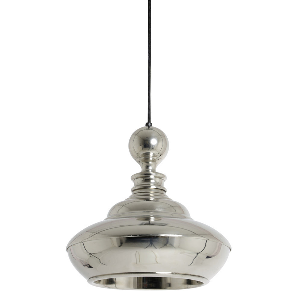 LightMakers 3032419 Hanging Pendant Light in Shiny Nickel Diameter Mirella by Light and Living