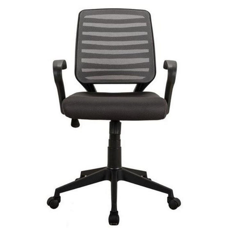 Urban Designs Comfy Rolling Mesh Task Chair with Arms and Wheels