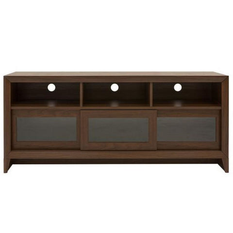 Urban Designs Modern TV Stand with Storage For TV Up To 60 - Hickory