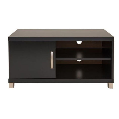 Urban Designs Modern TV Stand with Storage For TV Up To 40 - Black