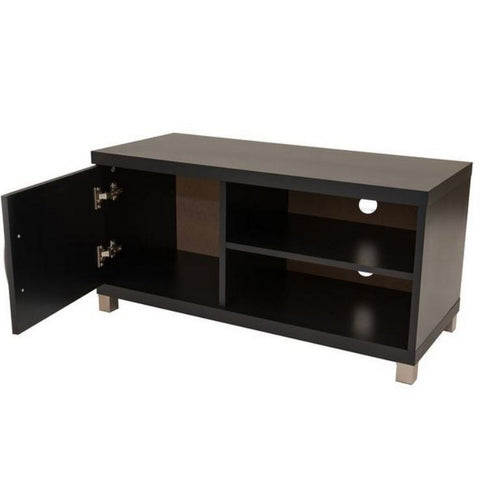 Urban Designs Modern TV Stand with Storage For TV Up To 40 - Black