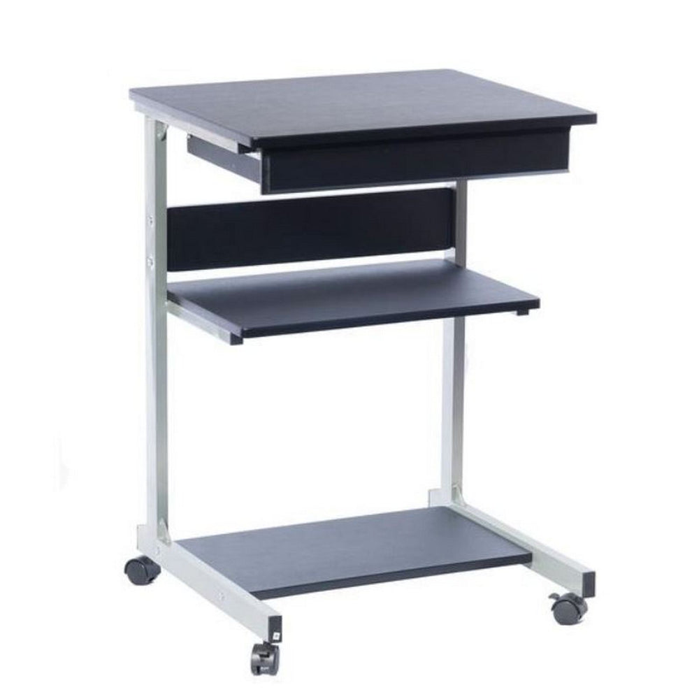 Urban Designs Rolling Laptop Cart with Storage