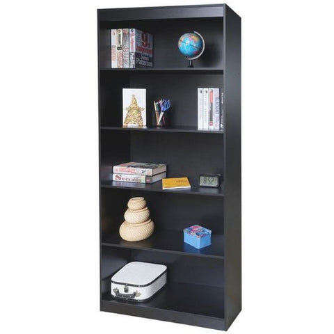 Urban Designs Home 5 Shelf Bookcase - Black