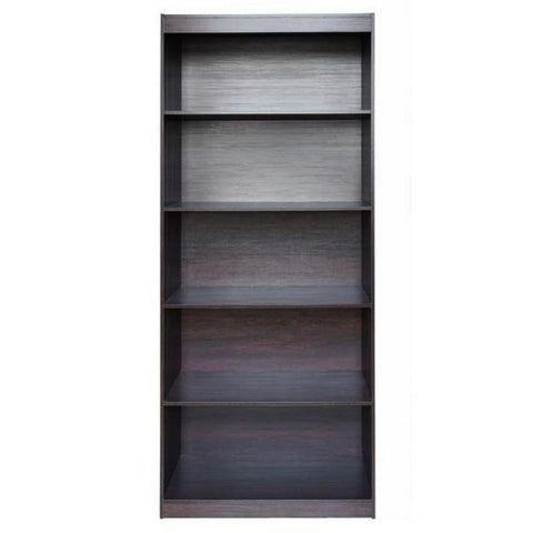 Urban Designs Home 5 Shelf Bookcase - Wenge