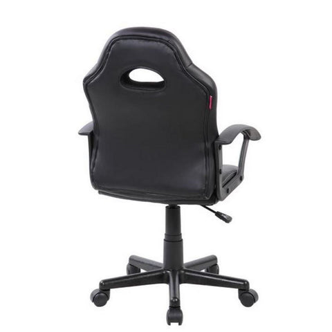 Urban Designs Kids Gaming and Student Racer Chair with Wheels - Black