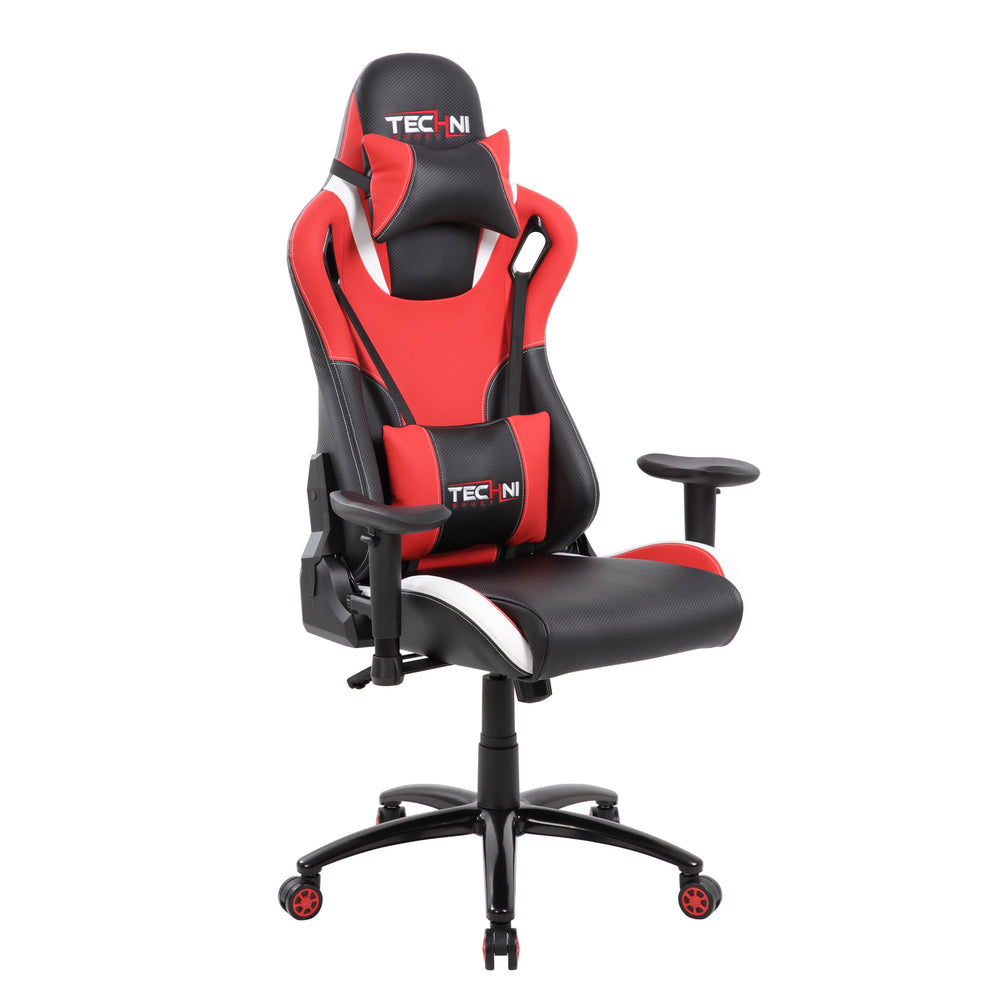 Techni Sport Home Office Racing Style PC Gaming Chair - Red