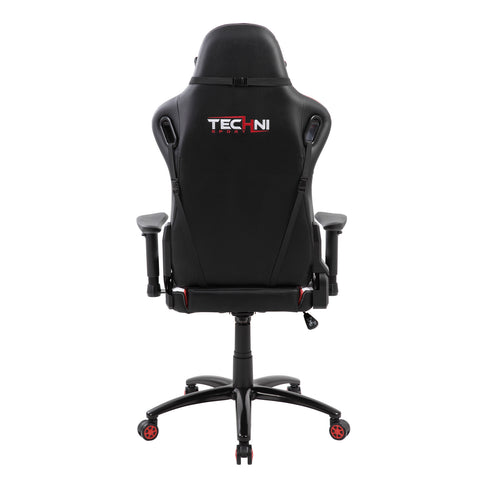Techni Sport Home Office Racing Style PC Gaming Chair - Red