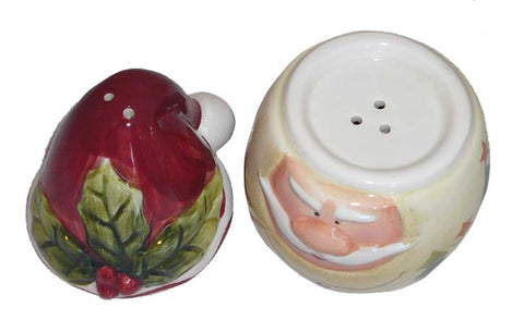 Santa Claus Christmas Collection Handcarfted Salt & Pepper Shaker Set